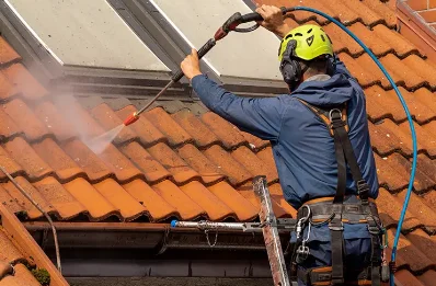 Démoussage et hydrofuge de toiture à Looberghe